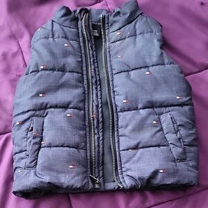 Tommy Hilfiger Navy Puffer Vest for Kids